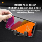 2pcs Vehicle-Mounted Metal Adhesive Double-Hook Phone Holder