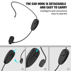 K-06 2.4G Head-Mounted Wireless Microphone Amplifier Headset, 1 in 1, 1 in 2