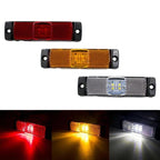 LMYB021 2pcs 12V / 24V Truck LED Signal Light Side Marker Light