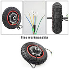 For KUGOO M4 / M4 PRO Electric Scooters Inflatable Off-Road Tire With Rear Wheel Motor Hub, 500W, 800W