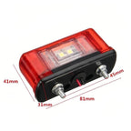 MK-136 10-30V Car Trailer License Plate Light IP65 Waterproof LED Light, MK-136