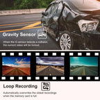 2-Inch WIFI Mobile Phone Playback 4K HD Night Vision Dashcam, Front+Interior, Front+Interior+Rear, Front+Interior+Rear+32g, Front+Interior+Rear+64g