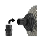 BIKERSAY 2-in-1 Bicycle Freewheel Removal Socket Tool Compatible with Cassette and Threaded Freewheels, BT013X