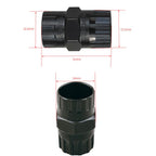 BIKERSAY 2-in-1 Bicycle Freewheel Removal Socket Tool Compatible with Cassette and Threaded Freewheels, BT013X