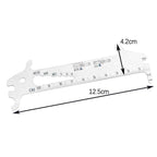 BIKERSAY 7-in-1 Chain Wear Indicator Tool Measuring Ruler Bicycle Maintenance Tool