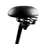 BIKERSAY Noseless MTB Saddle with Spring Shock Absorption Pressure Relief Comfort Bicycle Seat for Mountain Road Bike