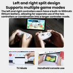 MOBAPAD For Nintendo Switch Split Left & Right Joypad Hall Effect Joystick Game Controller, S1-HD White, S1-HD Black, S1 Black
