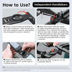 Action Camera Speedometer Cycling Mount, aMagisn BR01 Independent Handlebars, aMagisn BR02 Integrated Handlebars