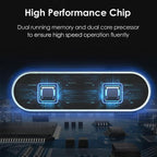 Colorful Head Up Display MPH/KMH Switchable Vehicle Speed Safety Warning Device, USB Cable, Dual USB Car Charger
