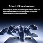 GAMEMT E5 Ultra 5 Inch HD IPS Touchscreen Android Gaming Handheld, 6+128 No Game Card, 64G, 128G, 256G
