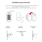 Zigbee Human Presence Sensor PIR Motion Radar, Compatible With Home Assistant, PIR+Light Sensor, PIR+24GHz Millimeter Wave+Light Sensor