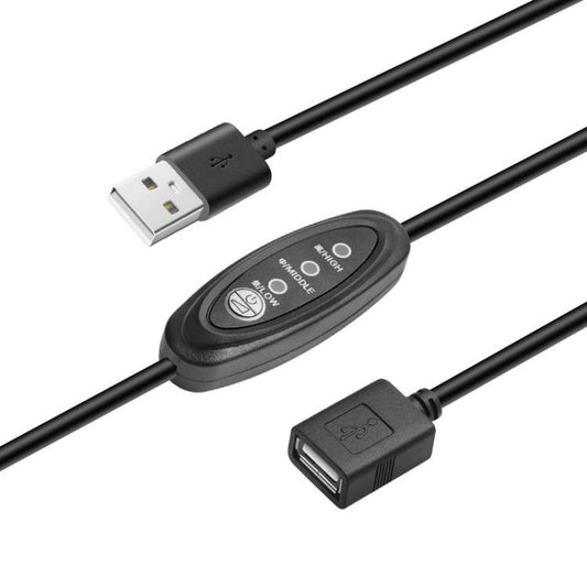 0.3m Push-button T3-speed Adjustable Power Cord