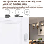 2 In 1 Smart Zigbee Door Window Sensor, Compatible With Home Assistant, ZG-102Z