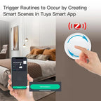 Zigbee Knob Button Scene Switch Magnetic Adhesive Free Placement Scene Dimming, Compatible With Home Assistant, ZG-101ZD