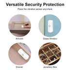 Smart Zigbee Vibration Motion Sensor App Control Security Protection Motion Shock Alarm, ZG-103ZL