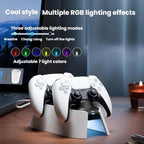 For PS5 ipega KD28 Handheld Fast Charging Dock Dual-Charging Game Controller Charger, KD28