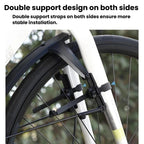 WEST BIKING YP0714046 Bike Front & Rear Extended Fenders Waterproof Mudguards Cycling Accessories