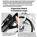 WEST BIKING YP0714046 Bike Front & Rear Extended Fenders Waterproof Mudguards Cycling Accessories