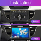 For Honda CR-V 2012-2016 9 inch Android 11 Car Navigation With Carplay Car Central Control All-In-One Machine, Standard, Standard+AHD Camera