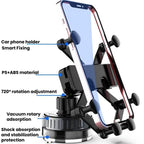 Rotating Car Phone Mount Universal Suction Cup Navigation Holder