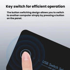KM-U204A Computer Sharing Switch Keyboard, Mouse, USB & Printer Hub, USB 3.0 2 Input 4 Output, USB 3.0 2 Input 1 Output, USB 2.0 2 Input 4 Output, USB 2.0 2 Input 1 Output