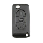 For Peugeot / Citroen Folding Car Remote Key Shell Special MPV Key, Grooveless With Seat VA2, CE0536, Grooved Without Seat HU83, CE0523
