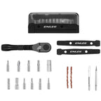 ENLEE EN59 19pcs Bike Ratchet Wrench Set Portable Multifunctional Bicycle Repair Tool Kit, EN59 19pcs