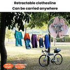 ENLEE YY-E1 9m Outdoor Portable Retractable Clothesline Multifunctional Camping Clothes Hanging Rope