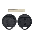 For Mitsubishi Straight Blade Round Head Flat Blank Right Groove Key Shell