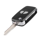 For Suzuki SX4 Straight Blade Folding Side Keyless Entry Car Key Fob Case