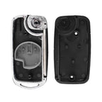 For Suzuki SX4 Straight Blade Folding Side Keyless Entry Car Key Fob Case