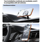 Universal Magnetic Car Phone Mount, 3MCT-17 Adhesive, FCT-17 Hook