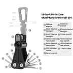 ENLEE EN93 18 In 1 Bike Multifunctional CO2 Inflator Head Hexagonal Repair Tool, EN93