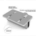 Aluminum Alloy Adjustable Laptop Vertical Stand Space-Saving Desk Organizer