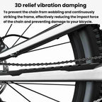 ENLEE TPU-01 Bike Chain Anti-Scratch Protector Strip Down Tube Anti-Scratch Shock-Absorbing Sticker