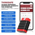 OBD2 Full System Diagnostic Tool Oil Maintenance Electronic Parking Brake Reset, THINKSAFE