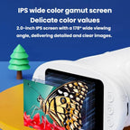 2 Inch IPS Portable Digital Microscope Kids Manual Focus Microscope With Light