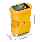 2 Inch IPS Portable Digital Microscope Kids Manual Focus Microscope With Light