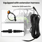 ATV LED Turn Signal Relay Kit, 8 LED Lights+Square Horn, 4 LED Lights+Square Horn, 6 LED Lights+1 Switch