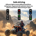 ATV LED Turn Signal Relay Kit, 8 LED Lights+Square Horn, 4 LED Lights+Square Horn, 6 LED Lights+1 Switch
