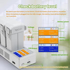 YX 100W 3-Bay LCD Charging Hub for DJI Mini 5 Pro/4/3 With Color Screen Fast Charger Station