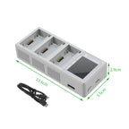 YX 100W 3-Bay LCD Charging Hub for DJI Mini 5 Pro/4/3 With Color Screen Fast Charger Station