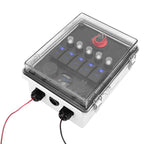 5+3 Position Rocker Switch Power Panel With Waterproof Electrical Box, Model A, Model B
