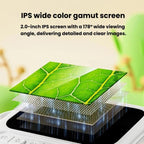 H375 2 Inch IPS Screen Manual Focus Microscope Rechargeable Kids Microscope With Light