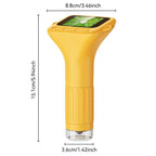 H375 2 Inch IPS Screen Manual Focus Microscope Rechargeable Kids Microscope With Light