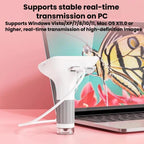 H385 3 Inch IPS Screen Handheld Digital Microscope Kids Manual Focus Microscope With Light