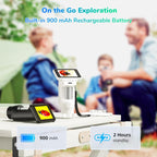 H013 2.8 Inch Digital Handheld HD Portable Electronic Microscope Rechargeable Kids Microscope With Light