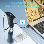 H013 2.8 Inch Digital Handheld HD Portable Electronic Microscope Rechargeable Kids Microscope With Light