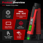 Nuclear Radiation Detection Pen Nuclear Contamination Meter Radioactive Material Detector, HT81