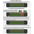 EQ-A32 Digital Equalizer Stage Home Karaoke Noise Reduction Audio Processor, EU Plug, US Plug, UK Plug, AU Plug